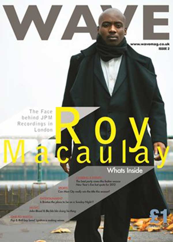 Image of Darkjoint on front cover of Wave magazine